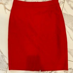 JCrew Wool Pencil Skirt Size 0 EUC